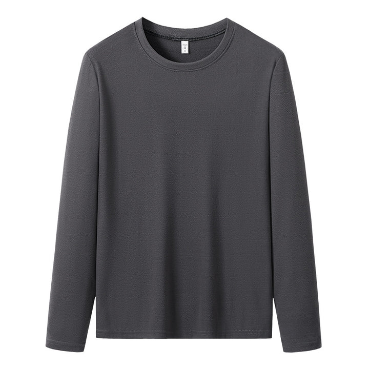 Men's Long-Sleeved Crew Neck Basic Sweatshirt made of Soft Cotton Blend Mune Fashion