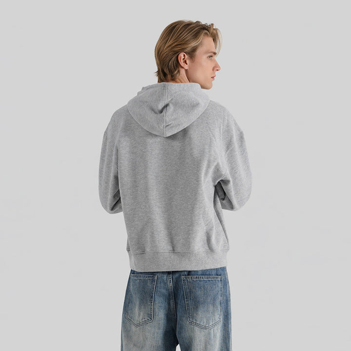 Unisex hoodie made of soft cotton fleece with kangaroo pocket and shortened silhouette Mune Fashion