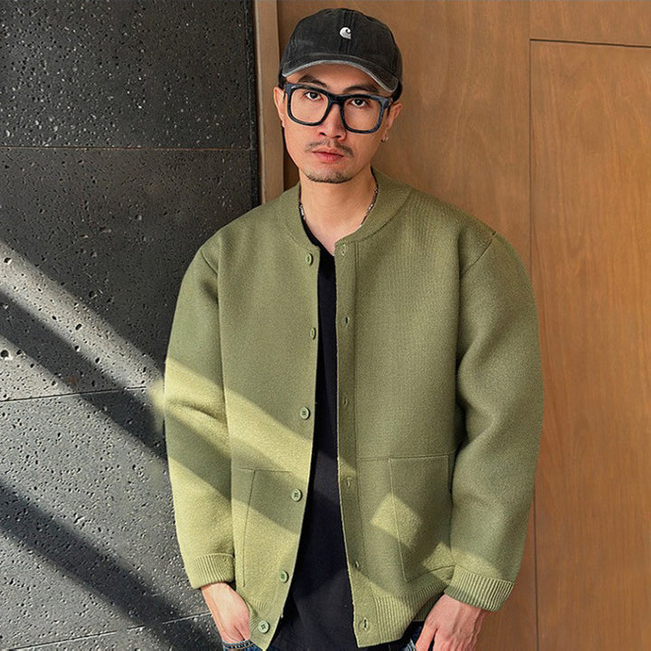 Men's Fashion Cardigan with Button Closure Mune Fashion 1787964799