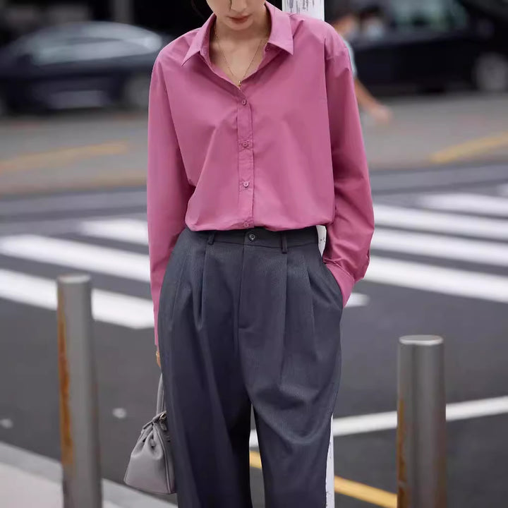 Women Casual and Stylish Long Sleeve Blouse Mune Fashion