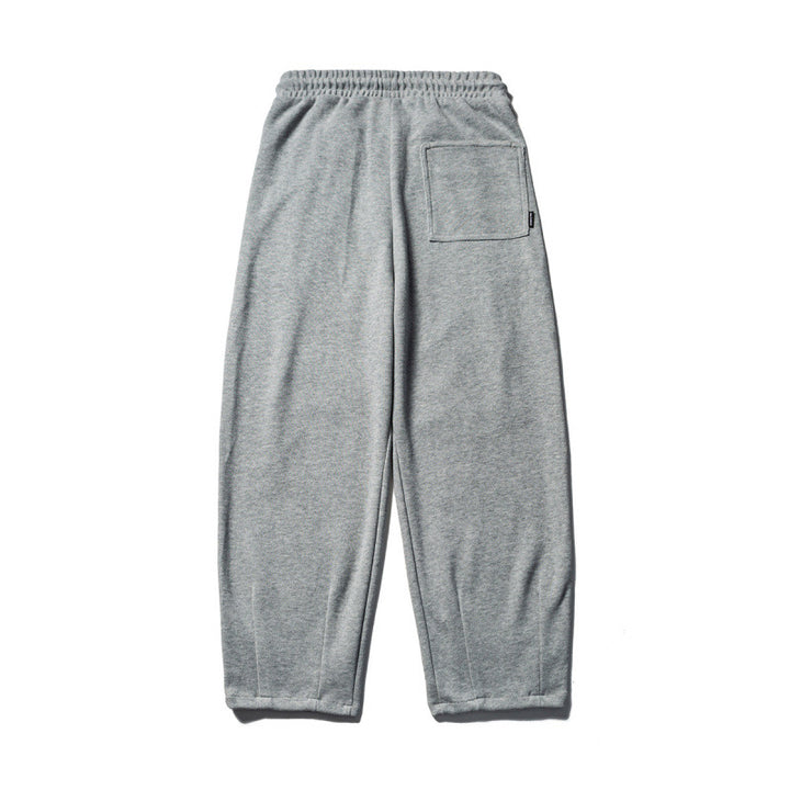 Men's Casual Sweatpants with High Elastic Waistband, Drawstring and Light Tapered Cut Mune Fashion