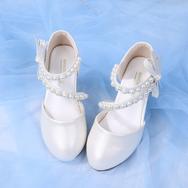 Ladies elegant ballerinas with pearl decoration Mune Fashion