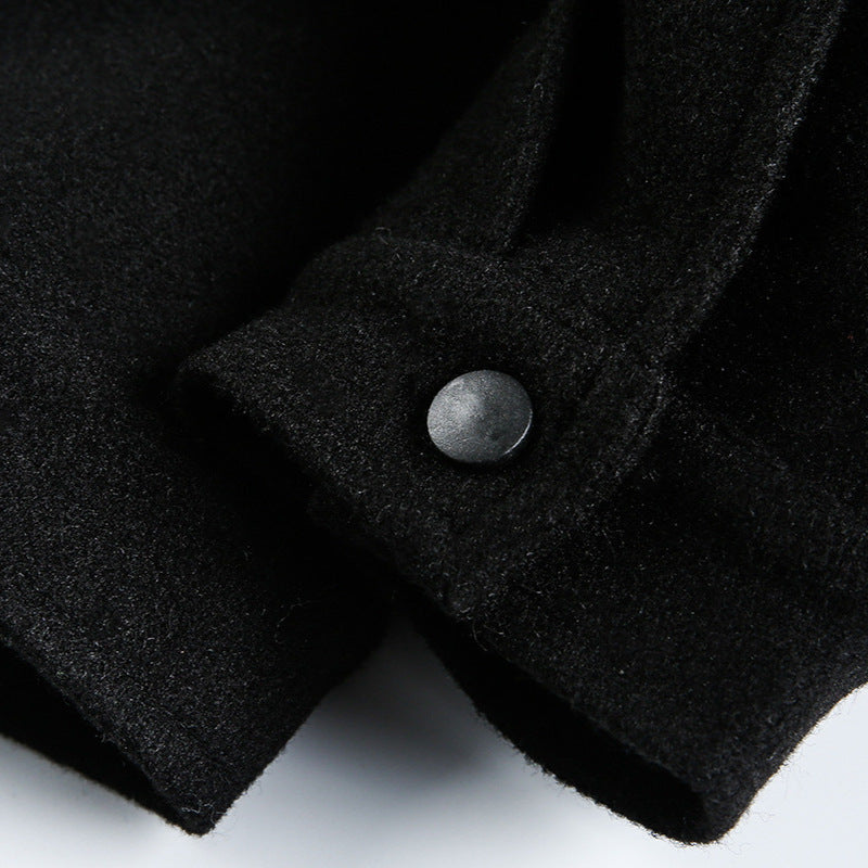 Men's Boxy Bomber Jacket with Teddy Collar, Lined Pockets and Elastic Hem Mune Fashion