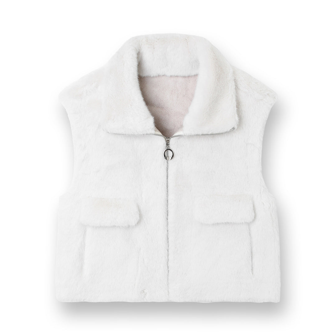 Women's Cozy Faux Fur Vest Mune Fashion