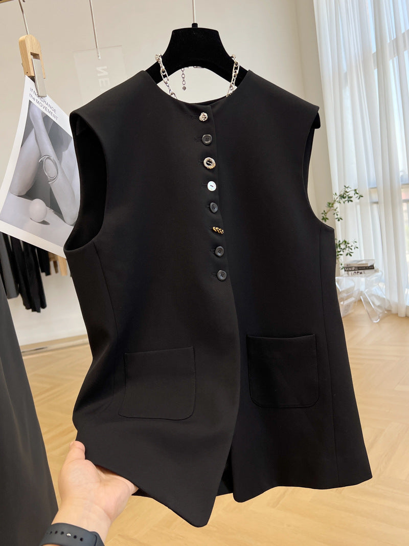 Women's sleeveless blazer vest Mune Fashion