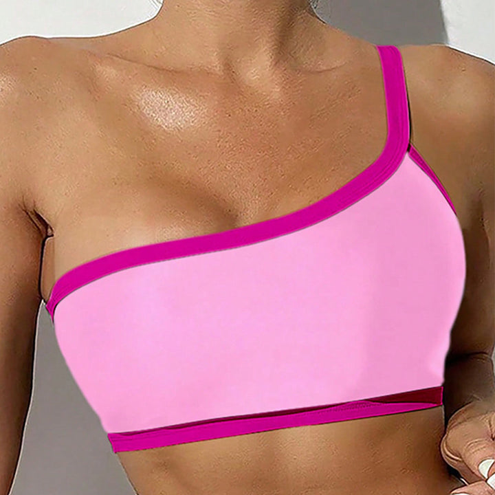 Women's bikini set with asymmetric strap design Mune Fashion