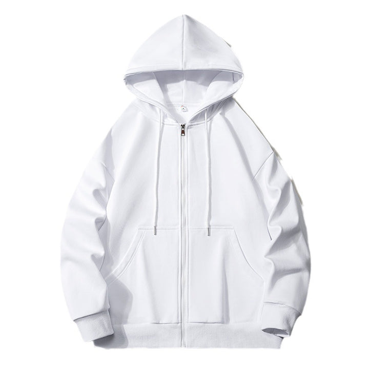Men's hoodie zip-up jacket with full zip, oversized fit, and raglan sleeves Mune Fashion