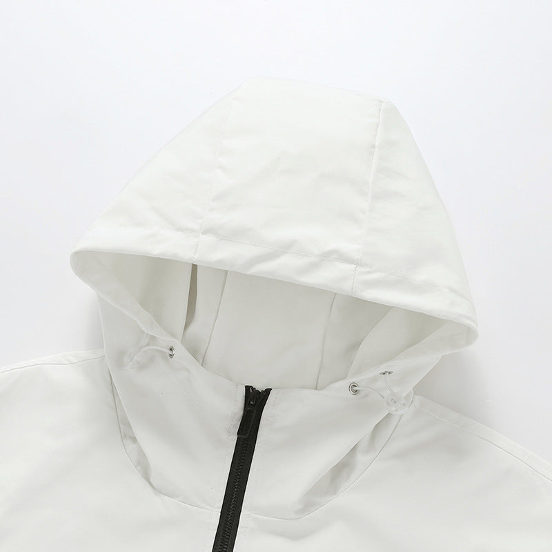 Men's Functional Windbreaker Jacket with High Collar Mune Fashion