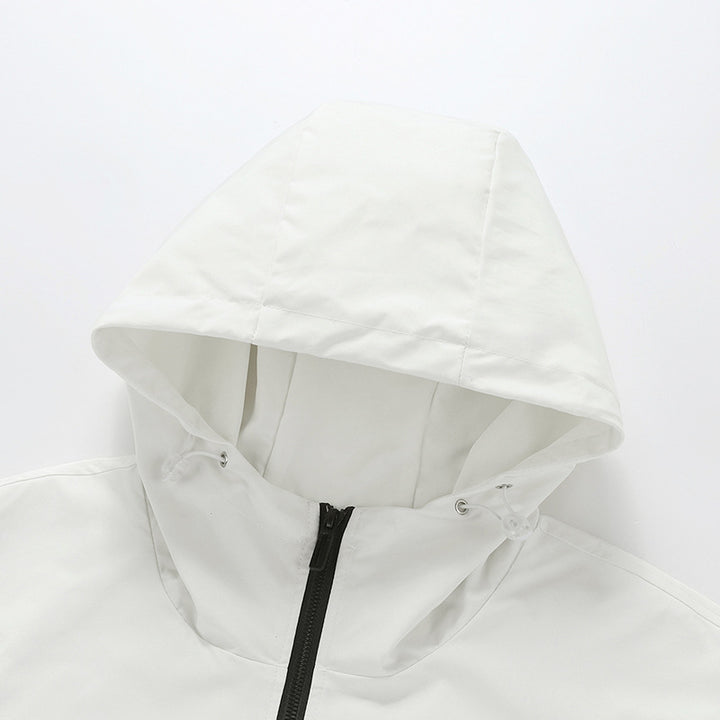 Men's Functional Windbreaker Jacket with High Collar Mune Fashion