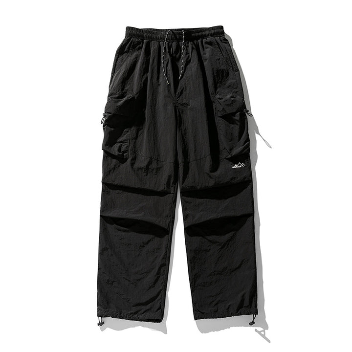 Unisex Technical Outdoor Cargo Pants with Elastic Waistband, Adjustable Hem and Multiple Pockets Mune Fashion