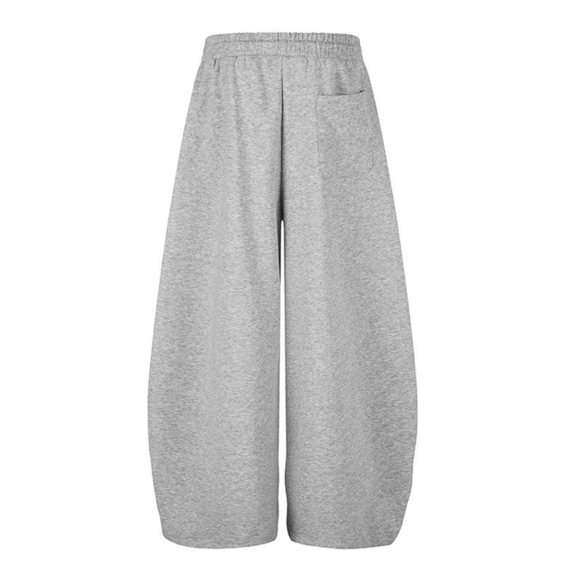 Women's extra-wide culotte sweatpants with a high comfort waistband, drawstring, and adjustable hem closures Mune Fashion