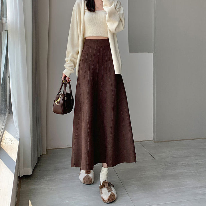 Ladies Elegant and Flowing Maxi Skirt Mune Fashion 1787632125