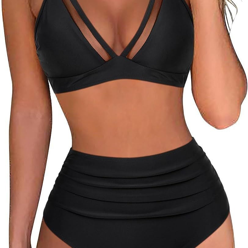 Women's sporty bikini set with breathable mesh cut-out Mune Fashion