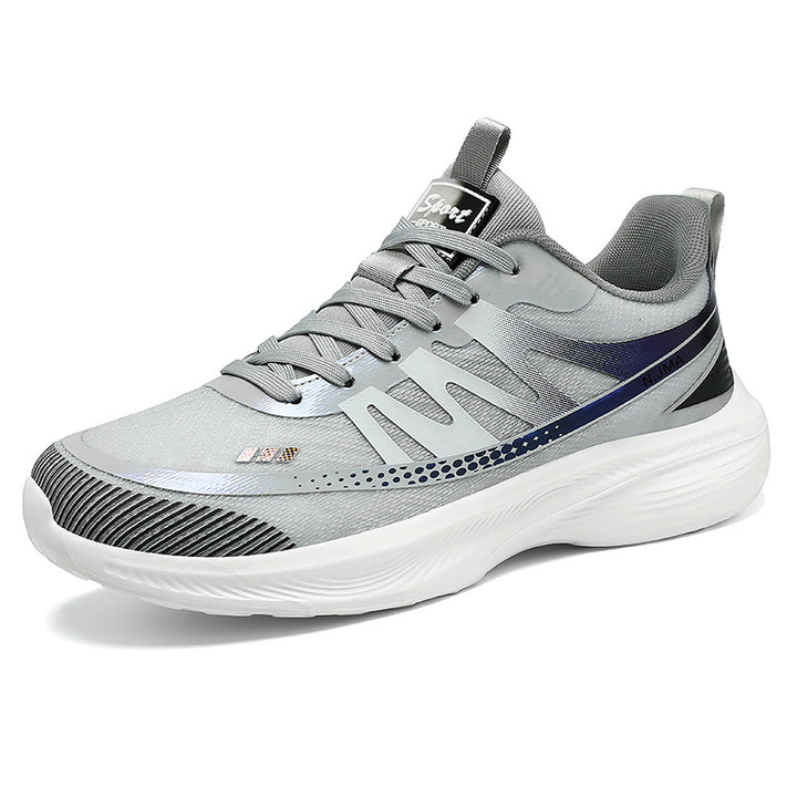Men's nano lightweight breathable running sneakers with seamless knitted upper material, padded heel collar and reactive EVA cushioning Mune Fashion