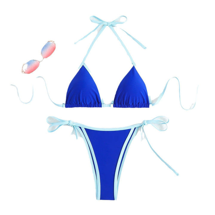 Women Triangle Bikini with Adjustable Straps Mune Fashion