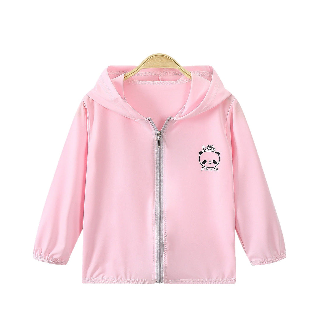 Unisex nan lightweight hooded jacket with full zip and cute panda print Mune Fashion