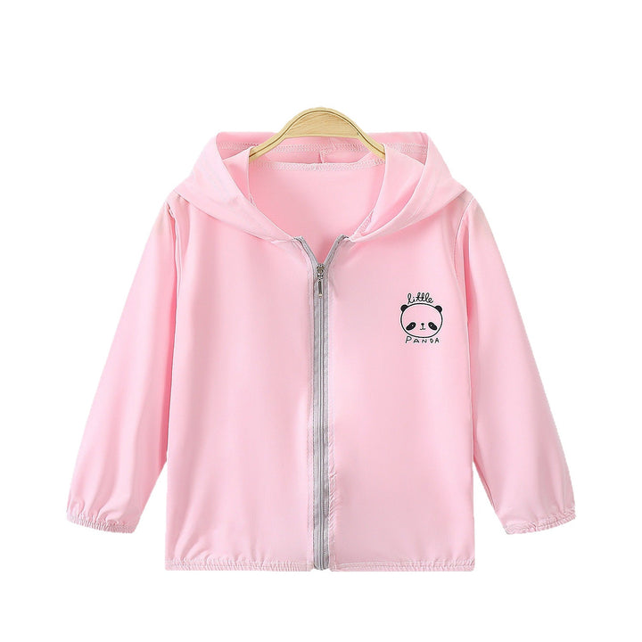 Unisex nan lightweight hooded jacket with full zip and cute panda print Mune Fashion