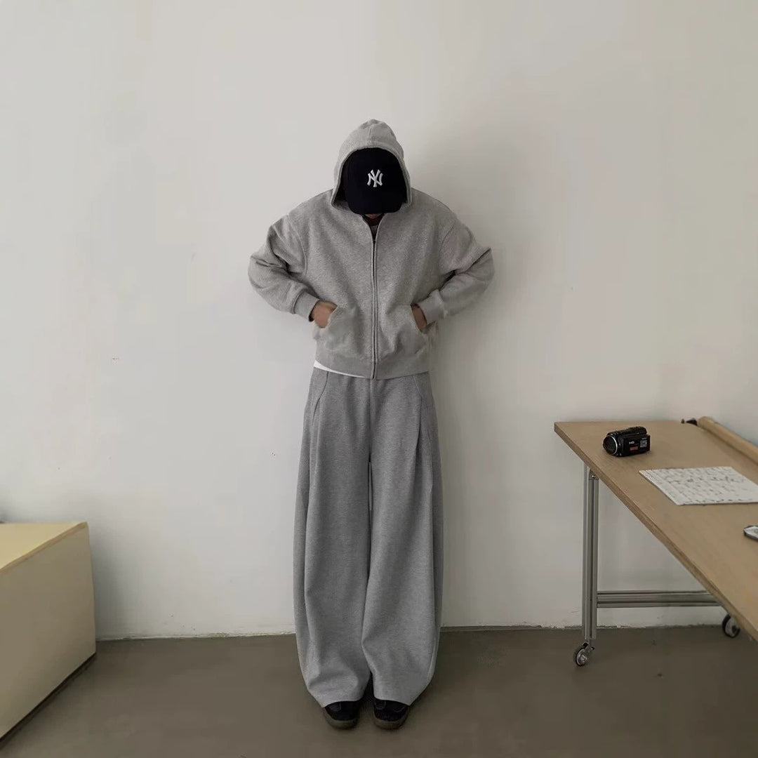 Women's Fashion Oversized Hoodie and Wide-leg Pants Set Mune Fashion