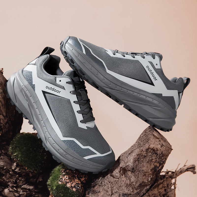 Unisex nan robust trail running shoe with shock-absorbing midsole and grippy outsole Mune Fashion