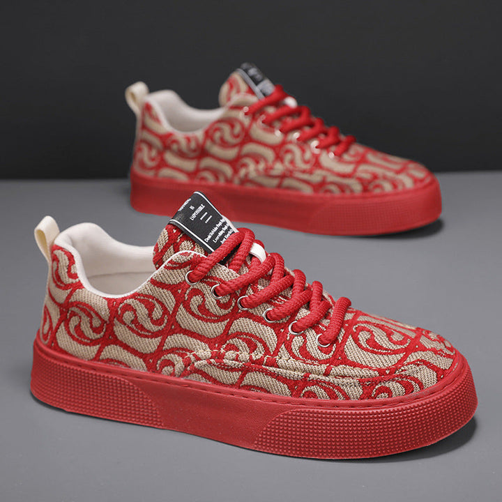 Ladies sneakers with textured upper material and non-slip sole Mune Fashion