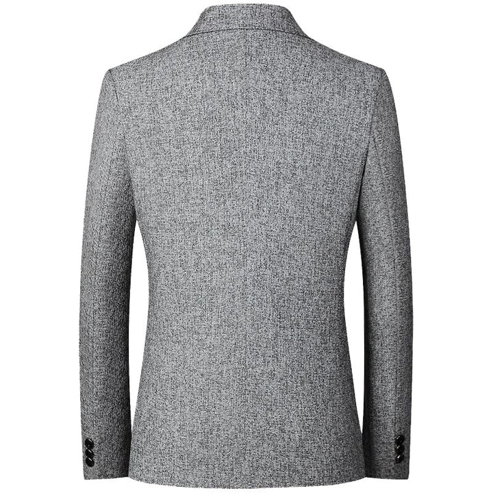 Men's Tweed Blazer Slim Fit with Notched Lapel Mune Fashion