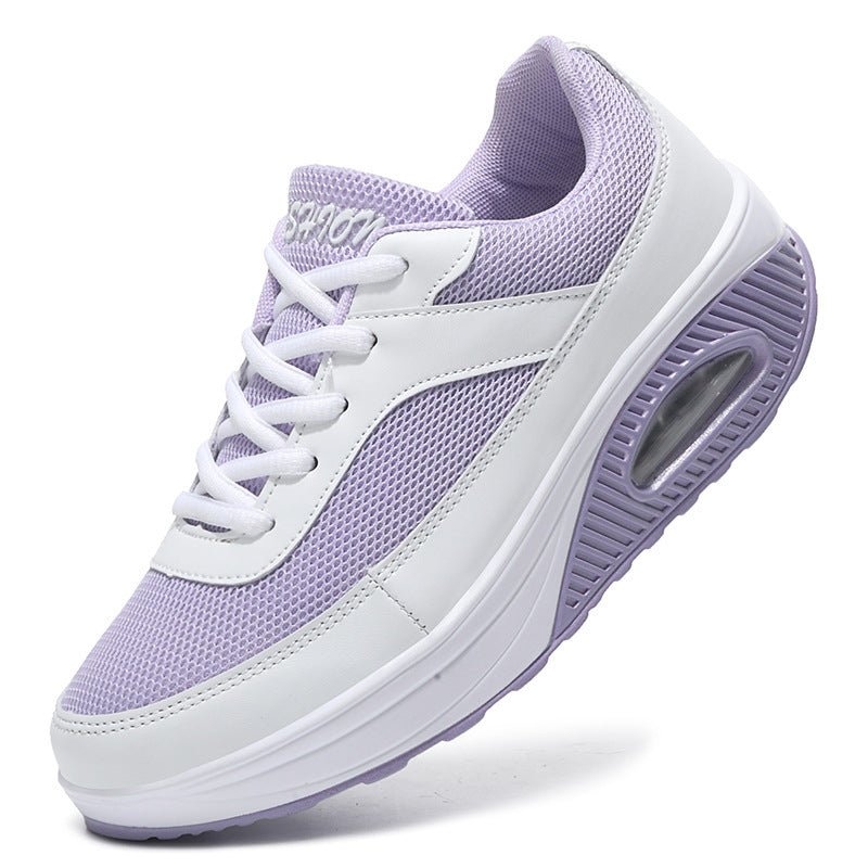 Men's ergonomic sports shoe with air chamber shock-absorbing midsole and breathable mesh fabric Mune Fashion