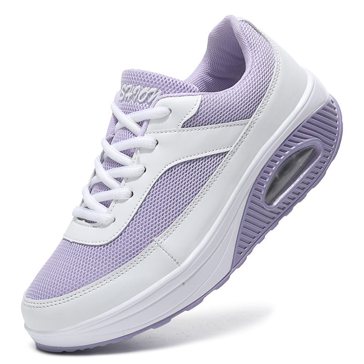 Men's ergonomic sports shoe with air chamber shock-absorbing midsole and breathable mesh fabric Mune Fashion