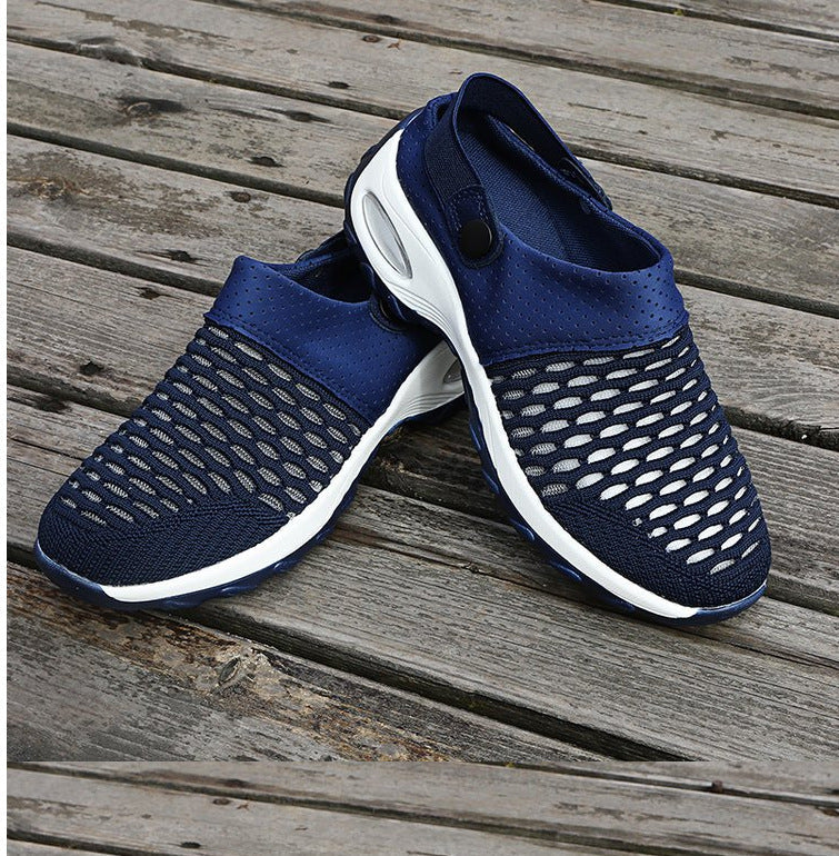 Ladies breathable Slip-On Sneakers with fashionable mesh design Mune Fashion