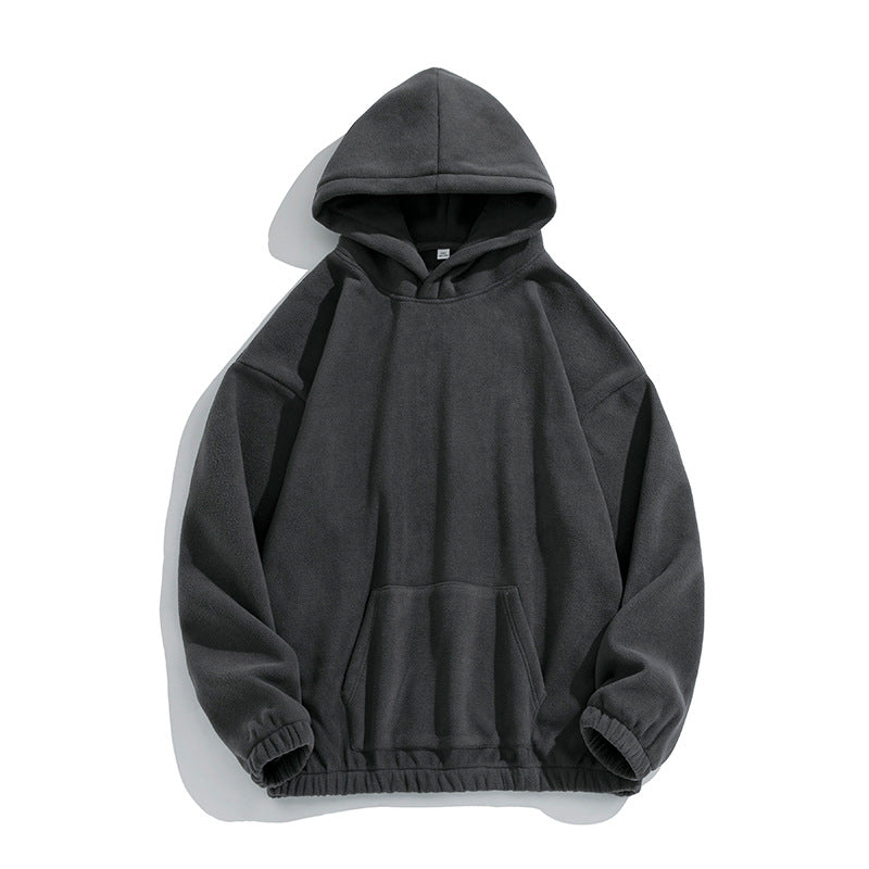 Unisex Oversize Fleece Hoodie with elastic hem and applied kangaroo pocket Mune Fashion