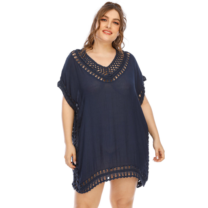 Women elegant crochet beach cover-up Mune Fashion