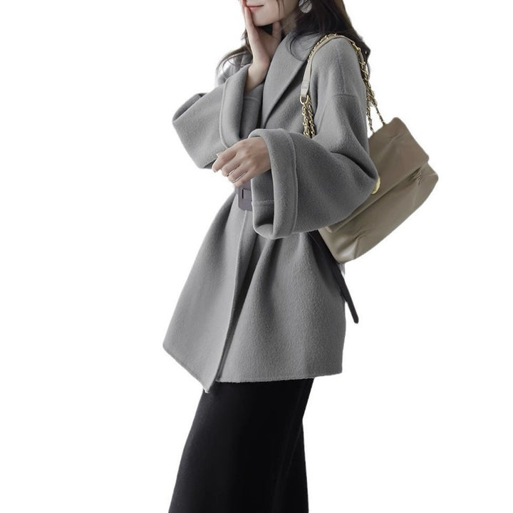 Women Stylish and Elegant Wrap Jacket Mune Fashion