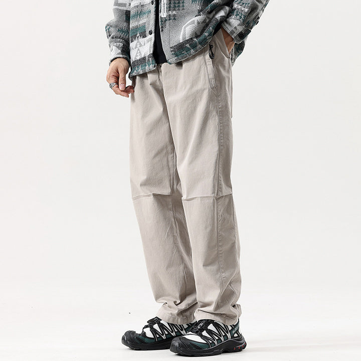 Men's utility cargo pants with knee inserts, D-ring and straight leg Drune