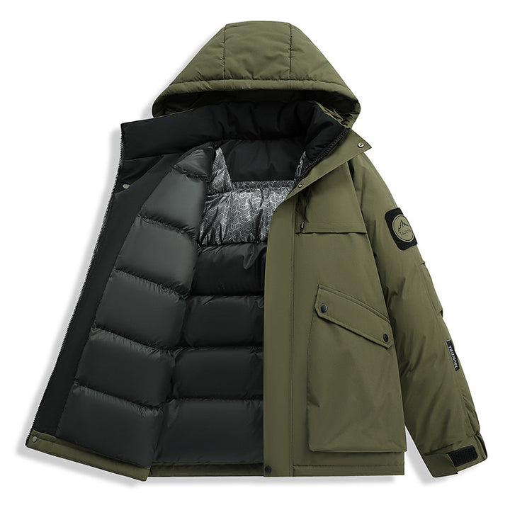 Men's Weatherproof Functional Parka with Thermal Lining, Hood & Utility Pockets Mune Fashion