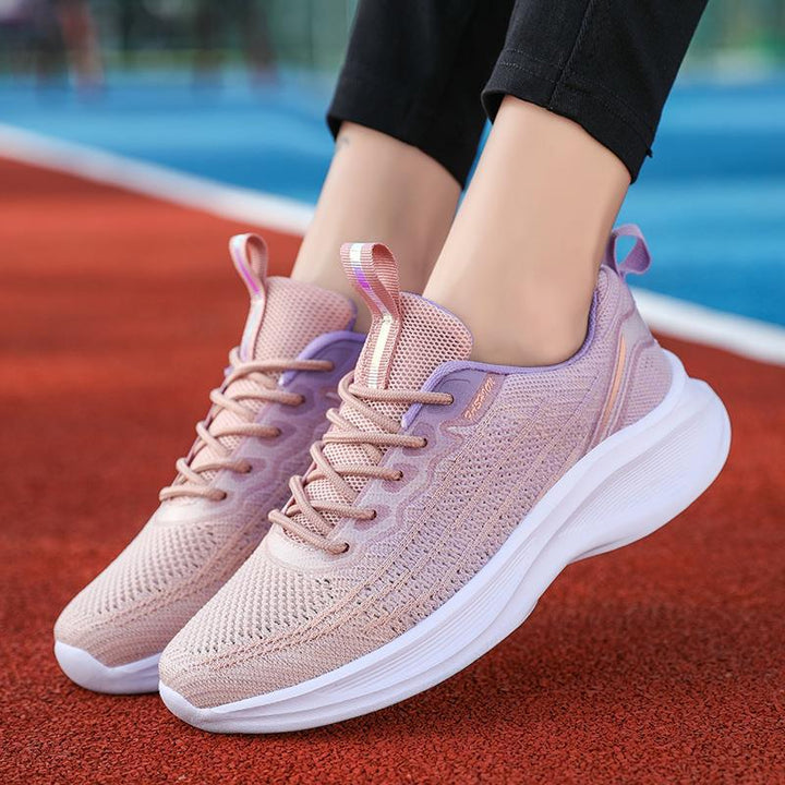 Unisex nan seamless knit performance sneaker with cushioned wave midsole Mune Fashion
