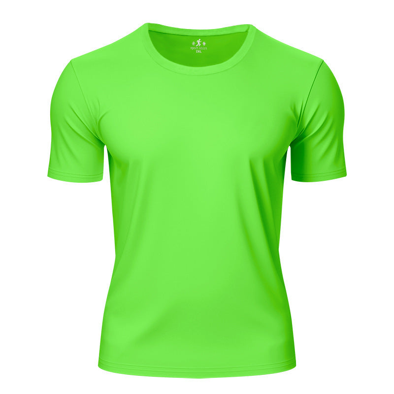 Men's lightweight short sleeve functional shirt with round neck, quick-drying stretch fabric and flat seams Mune Fashion
