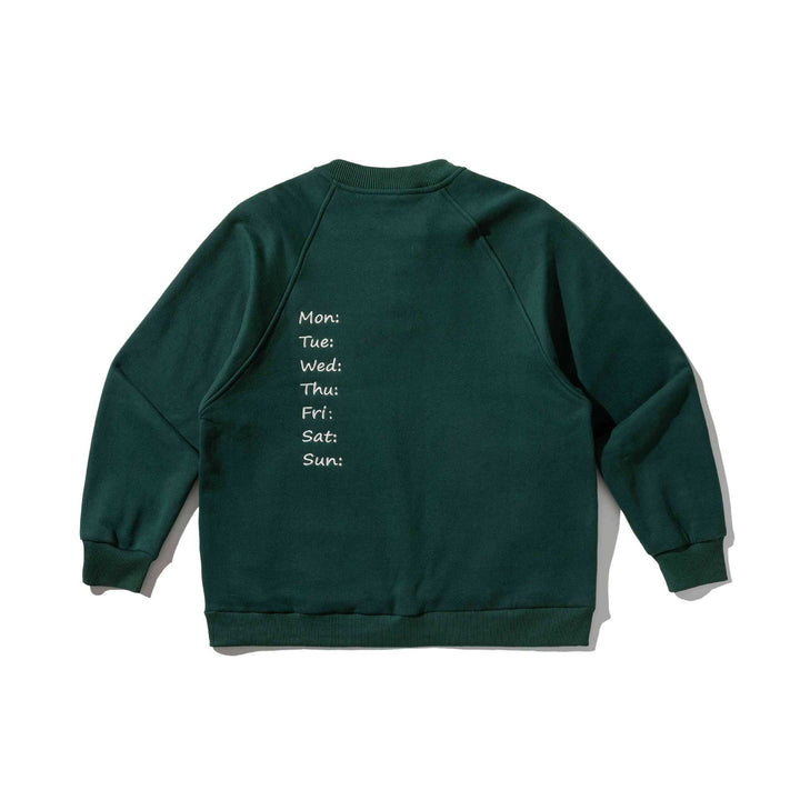 Men's sweatshirt with button placket in Henley style, raglan sleeves and patch round pockets Mune Fashion