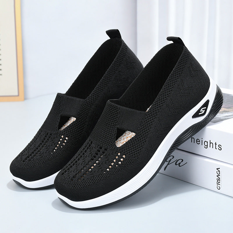 Ladies lightweight knitted slippers with orthopedic comfort sole Mune Fashion