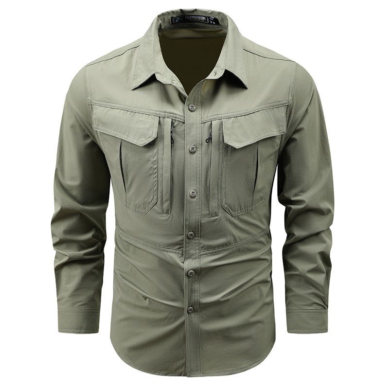 Men's Functional Outdoor Shirt with Practical Pockets