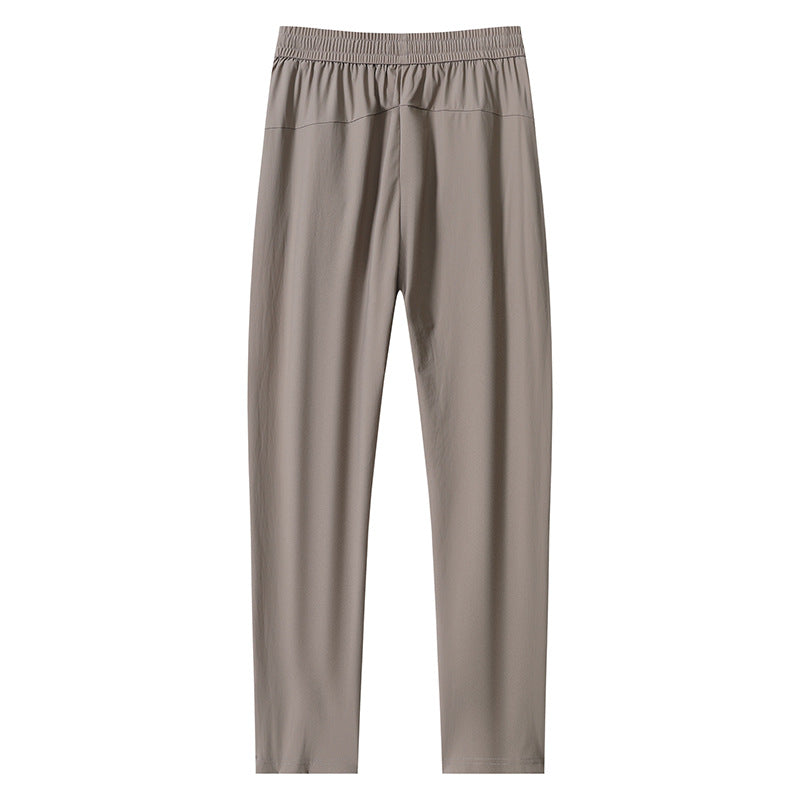 Men's Sporty Casual Pants with Elastic Waistband Mune Fashion