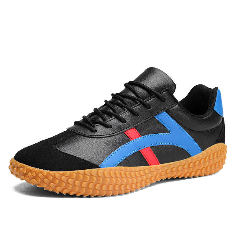 Unisex nan retro-urban Mesh sneaker with profiled rubber outsole and suede toe cap Mune Fashion