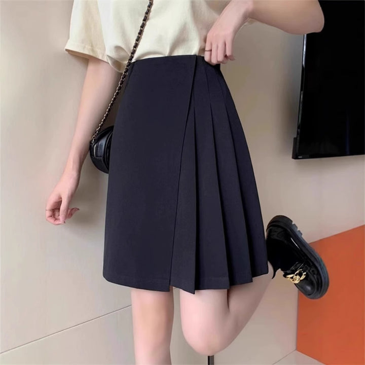 Women's Pleated Mini Skirt with High Waist Mune Fashion