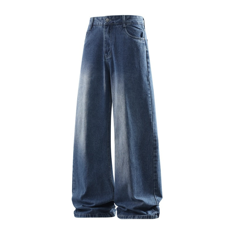 Women's wide high-waisted baggy jeans in vintage look with extra wide leg Mune Fashion