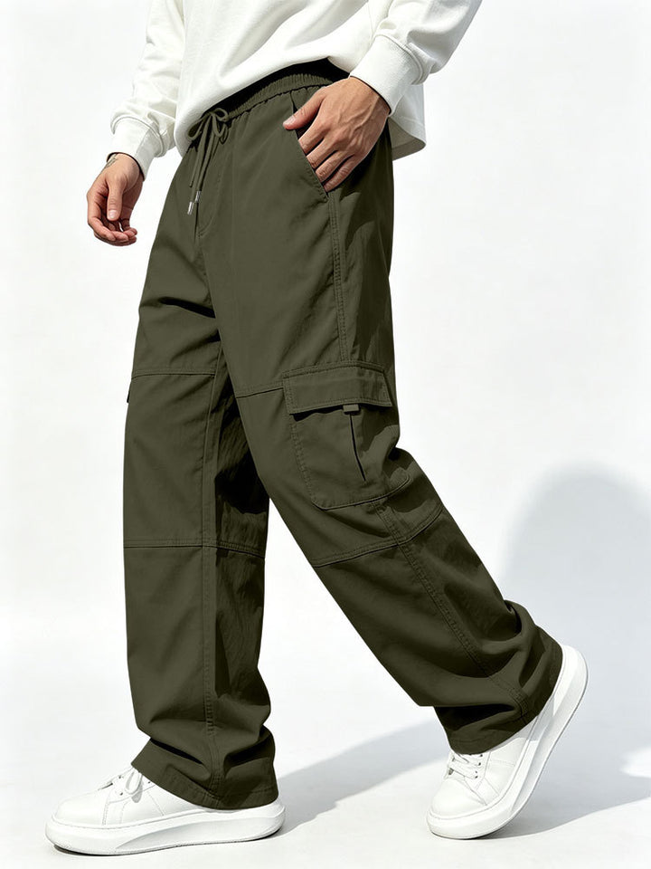 Men's cargo pants with a loose fit and elastic waistband Mune Fashion
