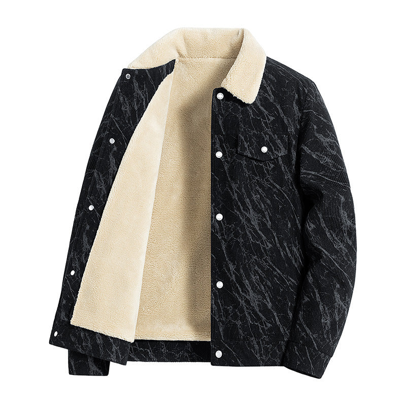 Men's Patterned Cord Jacket Mune Fashion
