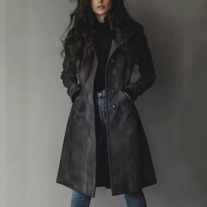 Women Elegant and Stylish Trench Coat Mune Fashion