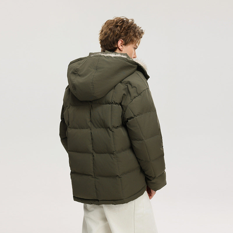 Damen Stepp-Kurzjacke mit abnehmbarer Kapuze und wärmender Microfaserfüllung Mune Fashion
