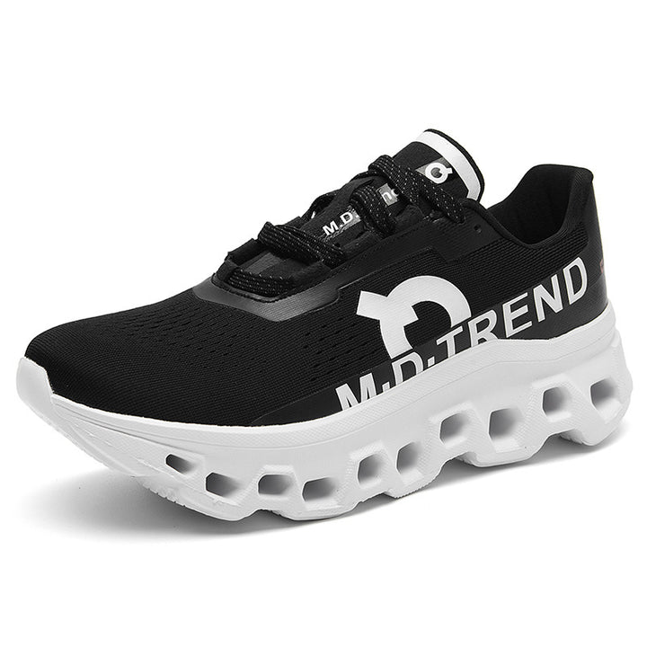 Men's cushioning performance running shoe with innovative air chamber sole and breathable mesh upper Mune Fashion