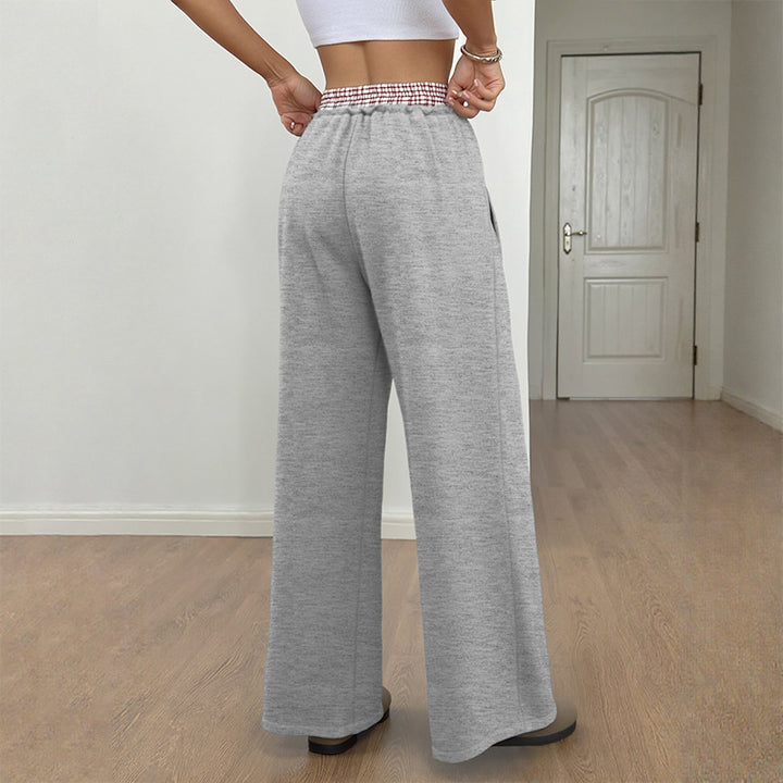 Women Casual Wide Jogging Pants Mune Fashion
