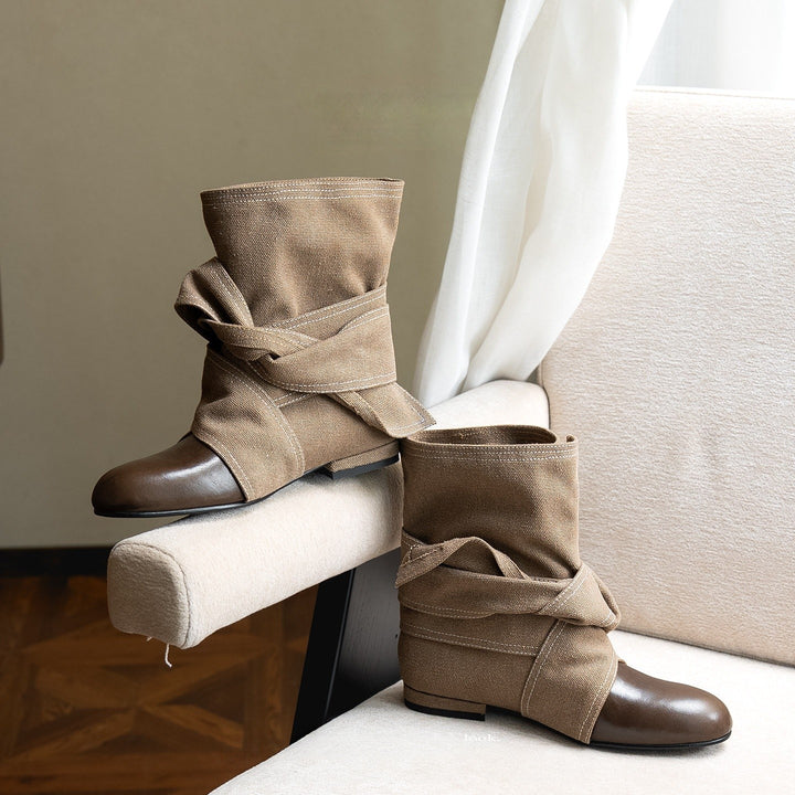 Women's fashionable and elegant soft boots Mune Fashion