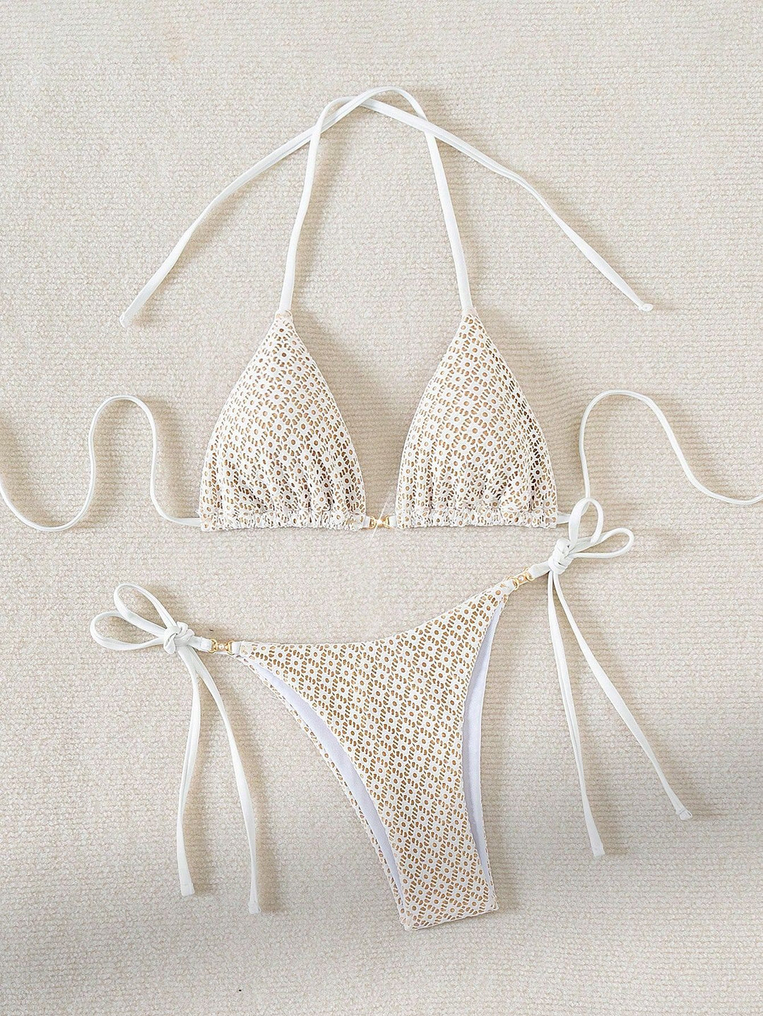 Ladies refined bikini cut with adjustable ties Mune Fashion